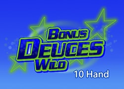 Bonus Deuces Wild 10 Hand Slot Online